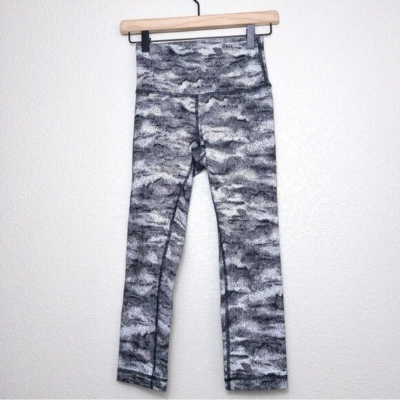 Lululemon Wunder Under Crop 21" Legging 4 Luon Hazy Days High Rise Yoga - Picture 3 of 9